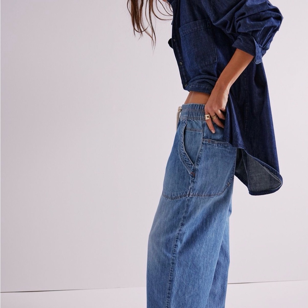 We the free easy peasy pull on Jeans - Picture 3 of 7